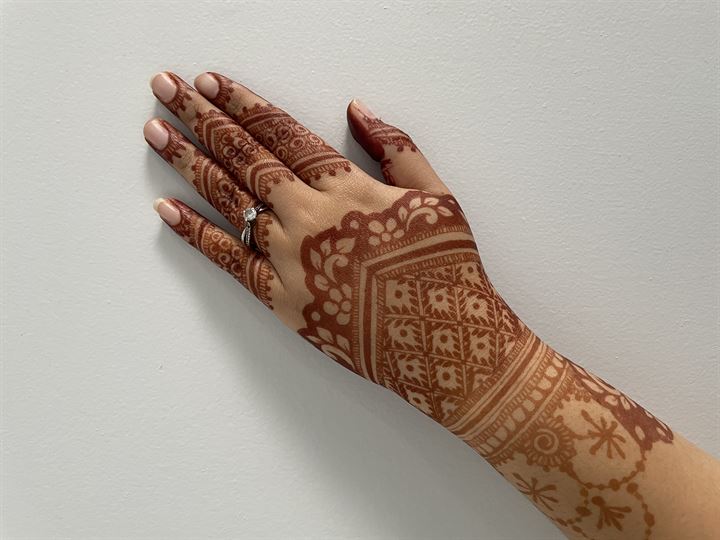 The traditional henna